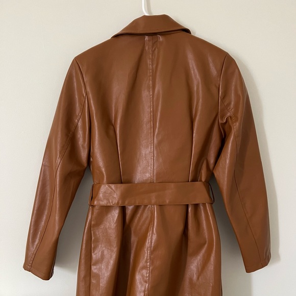 Princess Polly Leather Button Up Jacket - Picture 7 of 7